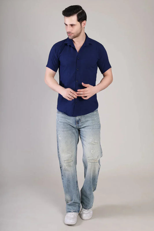 Men's Stylish Half Sleeve Shirt Combo – Pack of 3 - UHSS-145, UHSS-136, UHSS-137